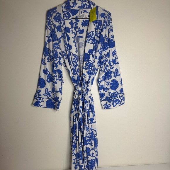 NWT The Cat’S Pajama Pima Cotton Robe size M/L - Picture 2 of 6